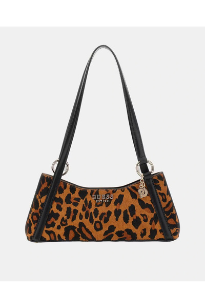 Guess Domitilla Women's Multicolored Leather Shoulder Bag Hwlo7529180-Leo