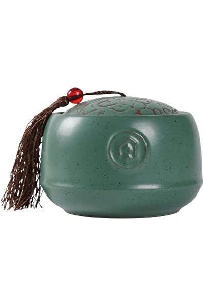 MIBRU جرة سيراميك للقهوة والشاي - أخضر