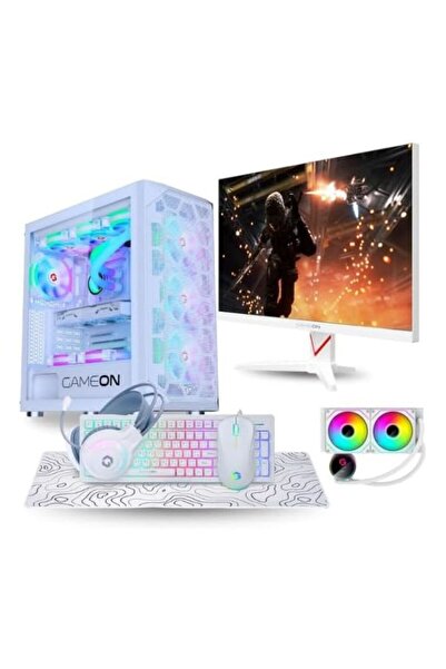 GAMEON Gaming PC i5-12400F, 16GB DDR4 RAM, 1TB SSD, 3050 6GB H610M Liquid Cooler, 24" 180Hz Monitor