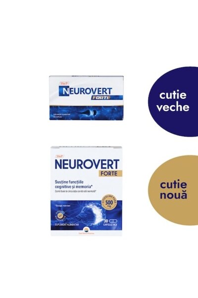SUN WAVE PHARMA Neurovert Forte, Sun Wave Pharma, extract de Bacopa monieri p...