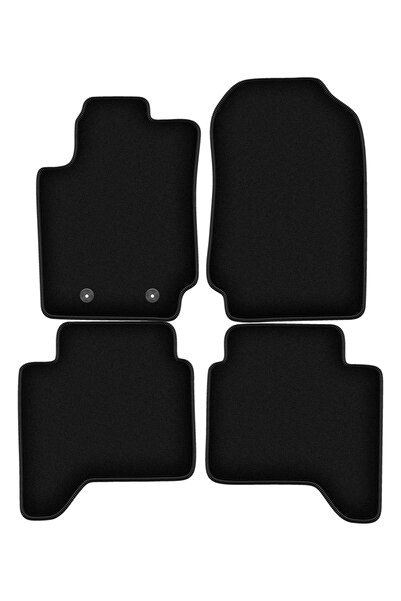 Other Dywaniki welurowe BASIC zarne face: pickup Ford Ranger MK5 FL (2015-2022)