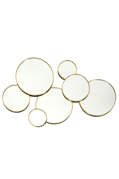 Other DECORAȚIUNE DE PERETE Aindar cu OGLINZI ROTUNDE, aurii