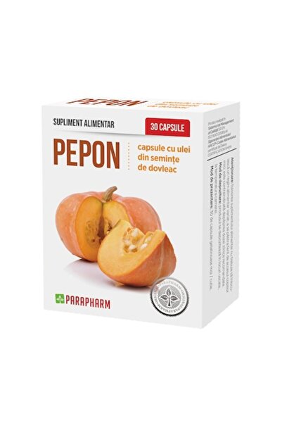 Parapharm Supliment alimentar Pepon cu ulei de Dovleac, Parapharm, 30 capsule