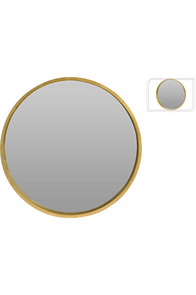 Other OGLINDA MARE PENTRU MĂSUȚĂ DE TOALETĂ BAIE Afiya 40 cm aurie