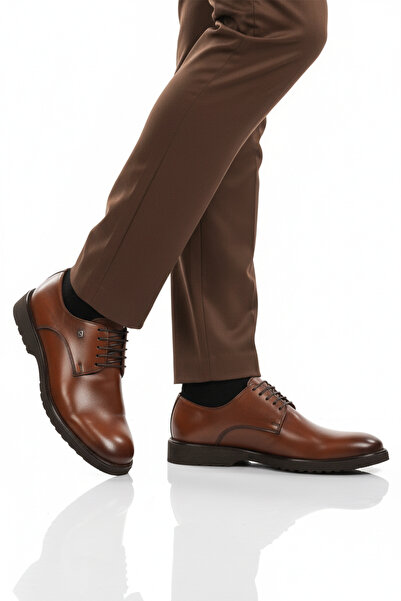 Fosco Tan Genuine Leather Men's Classic Shoes