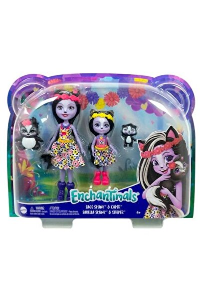 Enchantimals Комплект кукли - Sage Skunk & Caper и Sabella Skunk & Striper