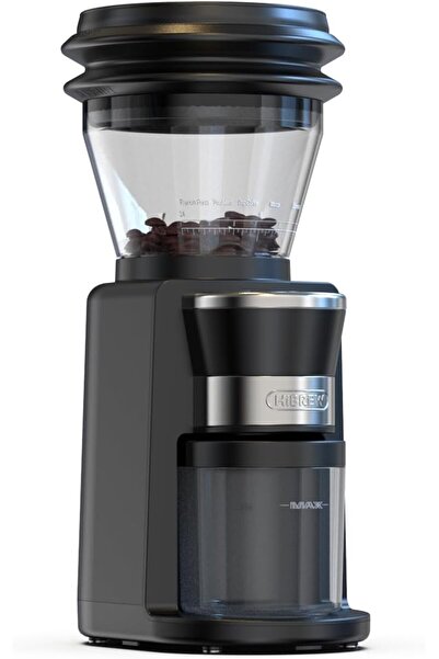 HIBREW مطحنة قهوة أوتوماتيكية، لون أسود