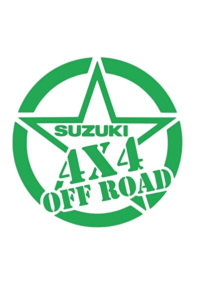 Oracal Sticker Stea Suzuki 4x4 off road verde, 20cm