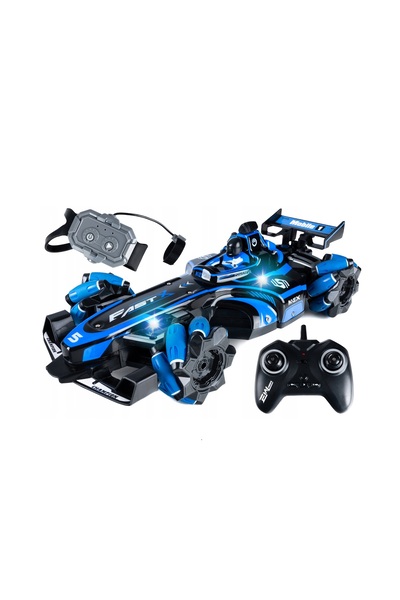 zola Masina RC Formula Drift 4x4, control gesturi, lumini, sunete, abur, casc...