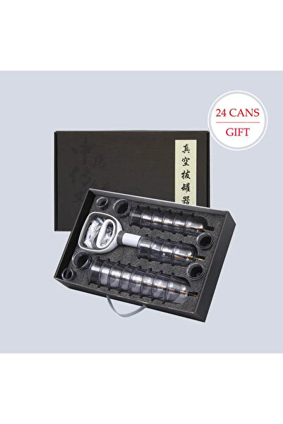 Choice1 24 thick cup Cupping Therapy Set Vacuum Cupping Set Suction Cups Massage Chinese Medicine Anti Cellu