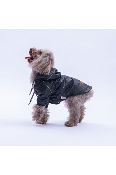 Pawstar Black Pluvia V25 Dog Coat Dog Raincoat Dog Clothing Dog Dress