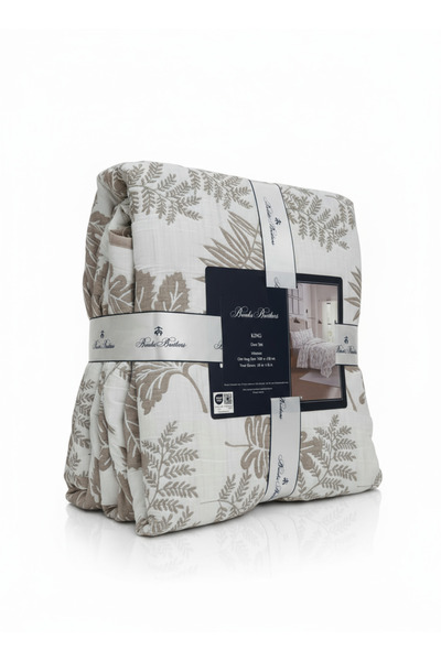 Bee Home Bed and Bath TGX Matelass | 100% Cotton Double 3-Piece Compressed Comforter | Black Friday