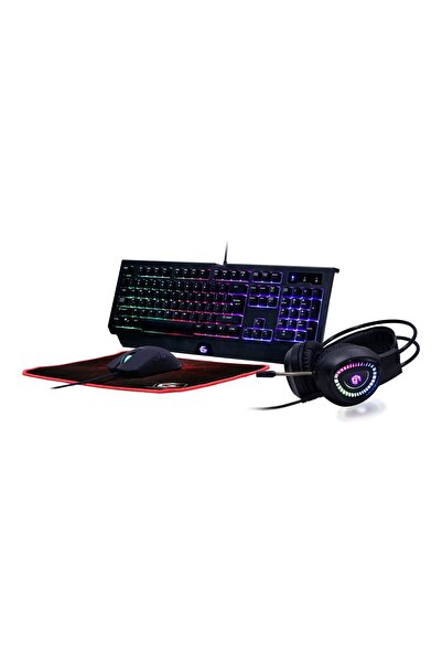 Other Kit de gaming Gembird | 4 în 1 „Phantom” cu iluminare de fundal RGB | G...