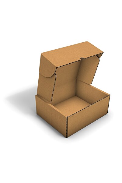 Fark Kutu Ondüle 26,4x21,6x10,2 cm Testliner E-Ticaret Kargo Gönderi Kutusu 2...