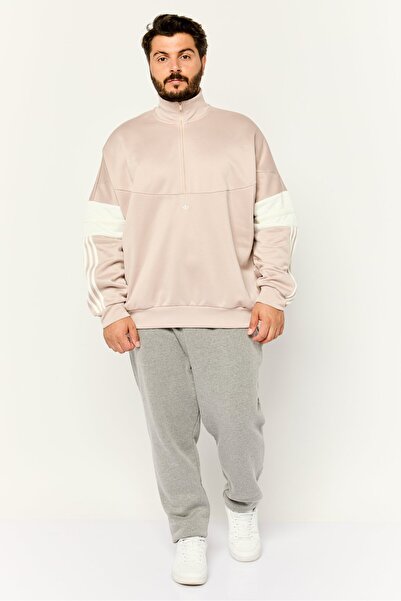 adidas Men Sportswear Fit Long Sleeve Training Sweatshirt, Beige