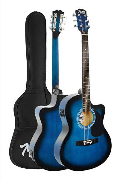Midex RG-560BL Pack Mavi Elektro Akustik Gitar Full Set Ekolayzerli 40 İnç 4/4 Yetişkin
