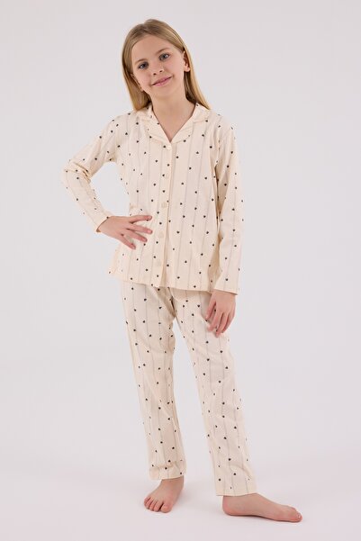 Arnetta Anne-Kız % 100 Cotton Exclusive Pijama Takım