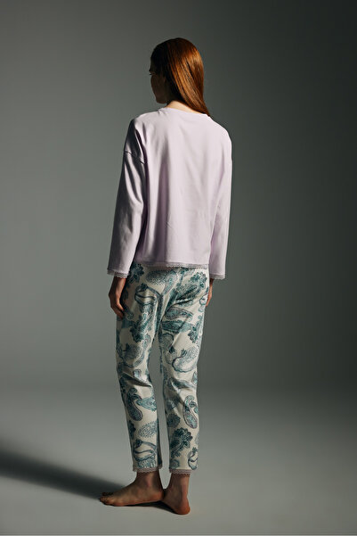Hays Kadın Pamuklu Uzun Kollu Pijama Takımı