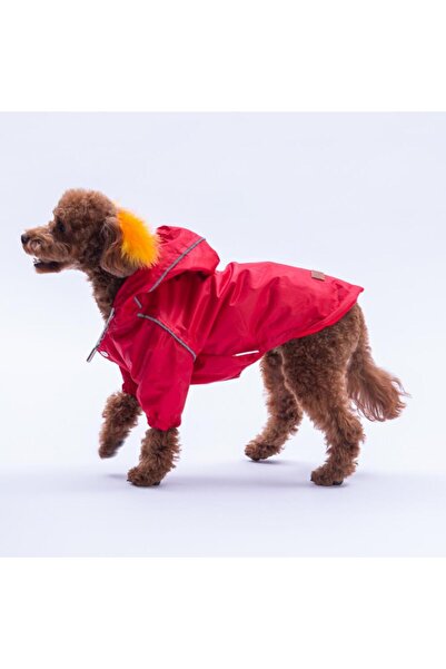 Pawstar Red Pluvia V25 Dog Coat Dog Raincoat Dog Clothing Dog Dress