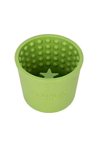 LickiMat Hrănitoare pentru câini din cauciuc verde