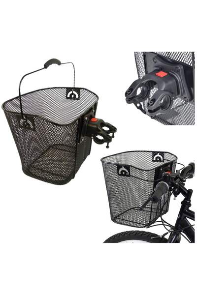 Other Coș de bicicletă pentru ghidon, coș detașabil față, 25,4 - 31,8