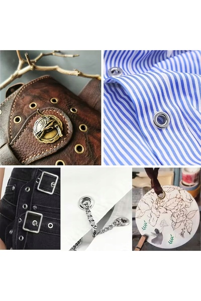 zola Σετ 100 συνδετήρων και πένσας στερέωσης, γενικής χρήσης, 6 mm, χρυσό, ανοξείδωτο ατσάλι