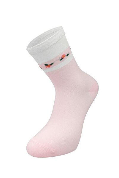 Bolero Women's Premium Stitch-Free Bamboo Hoop Socks Pink