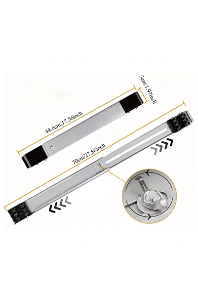 zola Σετ 2 στηριγμάτων για ανύψωση και μεταφορά επίπλων, μέγιστο φορτίο 300 kg, ρυθμιζόμενο, 45-70 cm