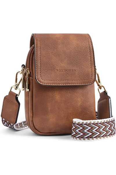 BOSTANTEN Womens Crossbody Purse Leather Cell Phone Bag Small Shoulder Handbags