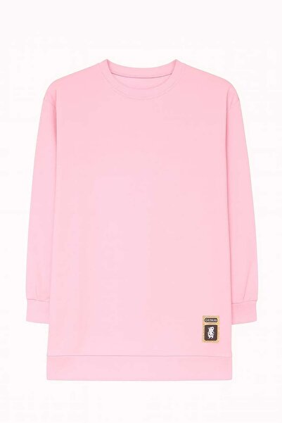 ECK MODA سترة نسائية طويلة الأكمام بياقة دائرية