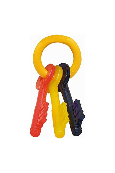Nylabone Jucărie de ros pentru câini Keys Bacon, mărimea S, nailon termoplastic, căței