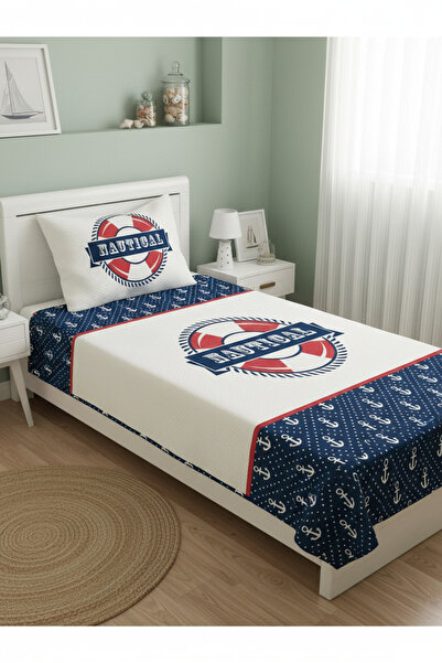 milroma Nautical Patterned Children's Pique Set