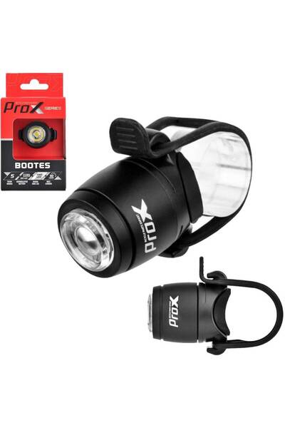 Other Lampă față bicicletă PROX BOOTES SMD LED 50Lm 220 mAh SIGURĂ + MOD MEMORIE