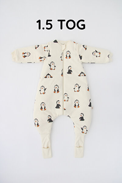 Ninana baby Penguen Desen- Ayaklı Uyku Tulumu 1.5 TOG