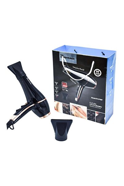 Davena مجفف دافينا DV-3700P مجفف شعر حار وبارد سعة 2000 واط، سرعتين، أسود