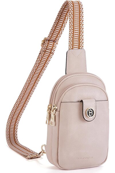 BOSTANTEN Sling Bag Women Leather CrossBody Purse Small Sling Bags for Women Fanny Pack Travel