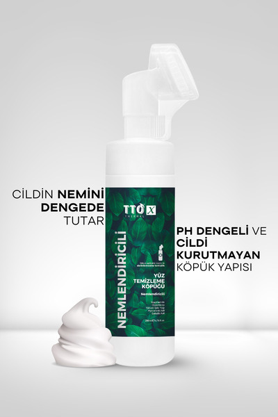 TTO X Nemlendirici Yüz Köpüğü 200 ml