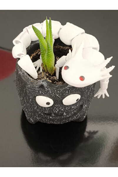 shop Esnek Eklemli Sevimli Amfibik Sürüngen Figürü - 3D Baskı Dekoratif Obje