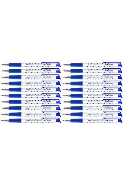 Other Pix cu bilă TOMA 069 cu stele, automat, albastru, 20 buc.