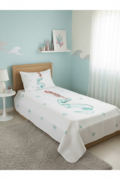 milroma Mermaid Patterned Children's Pique Set