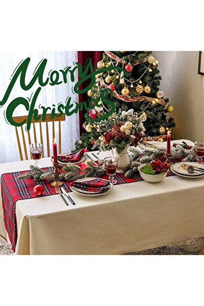 Yenigeldi Christmas New Year Napkin Red Table Decoration