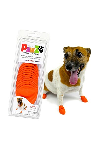 Pawz Cizme pentru câini portocalii XS
