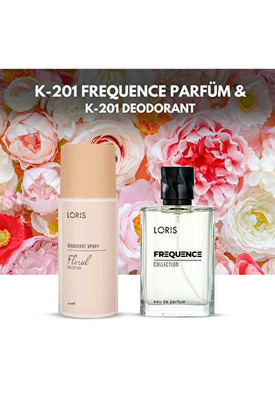 Loris K-201 Frequence Kadın Parfüm 50 Ml & K-201 Kadın Deodorant 150 Ml