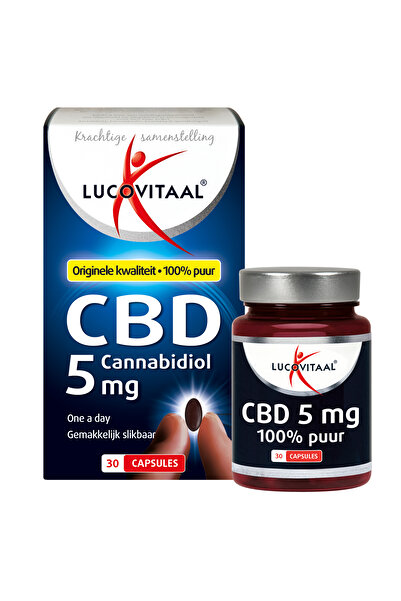 Lukovitaal CBD capsules 5 mg 100% PURE 30 capsules