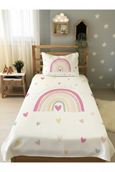 milroma Πολύχρωμο Παιδικό Σετ Πικέ Ουράνιο Τόξο