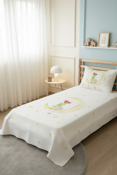 milroma Moon and Star Fairy Tale Pique