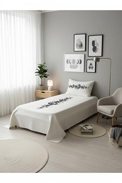 milroma Moon Phases Patterned Children's Pique Set