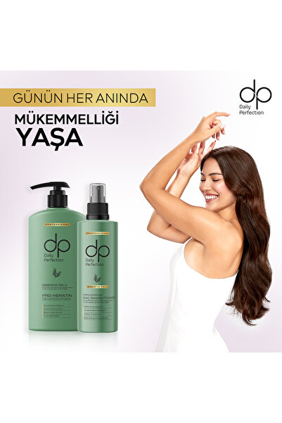 dp Daily Perfection Şampuan Biberiye Özlü 800 ml & Saç Bakım Toniği 180 ml Set