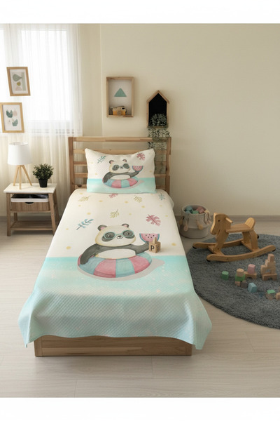 milroma Cute Panda Children's Pique