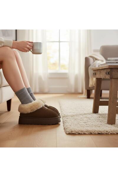 dehaine Women's fur clogs, City Walk, B1